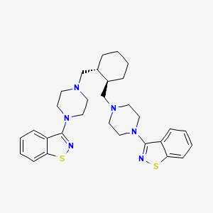 (1R, 2R)-1,2-Bis(4-(benzoisothiazol-3-yl)piperazin-1-yl)methylcyclohexane