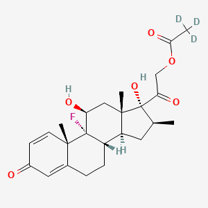 molecular formula C24H31FO6 B15352205 Betamethasone 21-Acetate-d3 