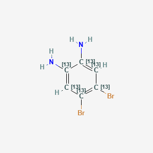 4,5-Dibromobenzene-1,2-diamine-13C6