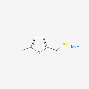 molecular formula C6H7NaOS B15352230 5-Methyl-2-furanmethanethiol Sodium Salt 