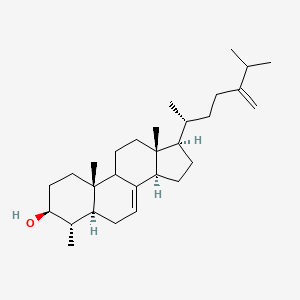 (3S,4S,5S,10S,13R,14R,17R)-4,10,13-trimethyl-17-[(2R)-6-methyl-5-methylideneheptan-2-yl]-2,3,4,5,6,9,11,12,14,15,16,17-dodecahydro-1H-cyclopenta[a]phenanthren-3-ol