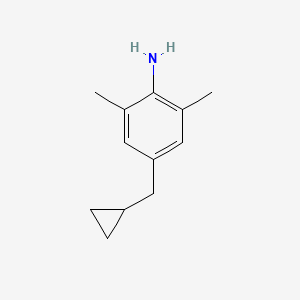 4-(Cyclopropylmethyl)-2,6-dimethylaniline