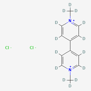 molecular formula C12H14Cl2N2 B15352298 Methyl viologen-D14 dichloride 