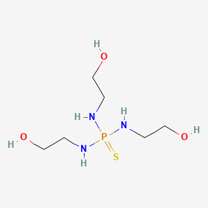 molecular formula C6H18N3O3PS B15352358 N,N',N''-Tris(2-hydroxyethyl)phosphorothioic Triamide 