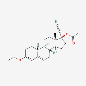 molecular formula C25H34O3 B15352394 Norethindrone Acetate 3-Isopropylenol Ether CAS No. 2417092-17-0