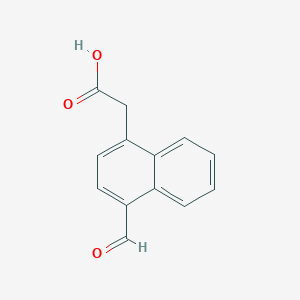 2-(4-Formylnaphthalen-1-yl)acetic acid