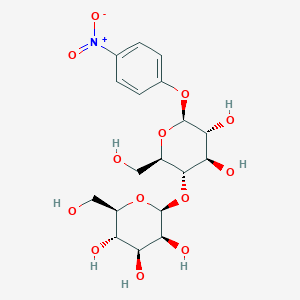 molecular formula C18H25NO13 B15352438 Man1-b-4-Glc-OPNP 