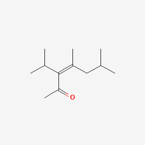 molecular formula C12H22O B15352467 (Z)-3-Isopropyl-4,6-dimethylhept-3-en-2-one 