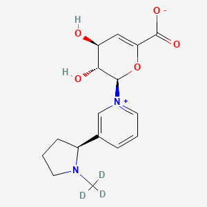 Nicotine-d3 N-(4-Deoxy-4,5-didehydro)-Beta-D-glucuronide