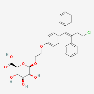 molecular formula C30H31ClO8 B15352723 Ospemifene O-beta-D-Glucuronide 