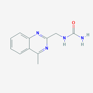 molecular formula C11H12N4O B15352796 (4-Methylquinazolin-2-yl)methylurea 