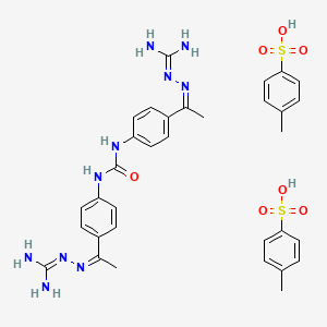 1,3-bis[4-[(Z)-N-(diaminomethylideneamino)-C-methylcarbonimidoyl]phenyl]urea;4-methylbenzenesulfonic acid