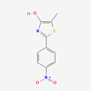 5-Methyl-2-(4-nitro-phenyl)-thiazol-4-ol