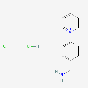 1-(4-(Aminomethyl)phenyl)pyridin-1-ium Chloride Hydrochloride Salt