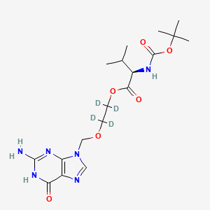 N-t-Boc-valacyclovir-d4