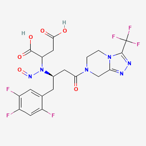 molecular formula C20H18F6N6O6 B15352965 Sitagliptin FP-Ima A 