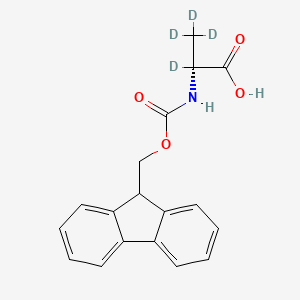 molecular formula C18H17NO4 B15352972 D-Alanine-2,3,3,3-D4-N-fmoc 