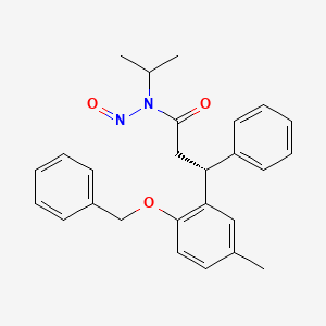 (R)-3-(2-(Benzyloxy)-5-methylphenyl)-N-isopropyl-N-nitroso-3-phenylpropanamide