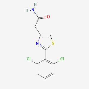 2-[2-(2,6-Dichlorophenyl)-1,3-thiazol-4-yl]acetamide