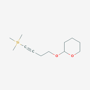 Trimethyl{4-[(oxan-2-yl)oxy]but-1-yn-1-yl}silane