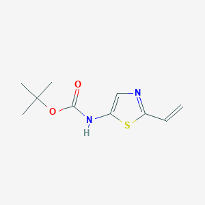 molecular formula C10H14N2O2S B15353168 (2-Vinyl-thiazol-5-yl)-carbamic acid tert-butyl ester 