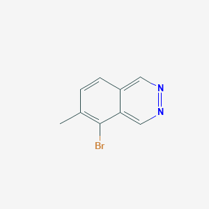 molecular formula C9H7BrN2 B15353231 5-bromo-6-methylPhthalazine 