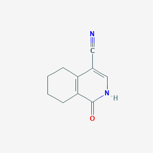 1-oxo-5,6,7,8-tetrahydro-2H-isoquinoline-4-carbonitrile