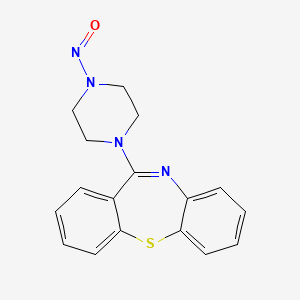 molecular formula C17H16N4OS B15353331 Nitroso-norquetiapine 