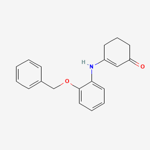 3-((2-(Benzyloxy)phenyl)amino)cyclohex-2-enone