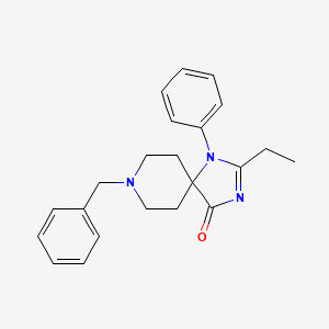 8-Benzyl-2-ethyl-1-phenyl-1,3,8-triazaspiro[4.5]dec-2-en-4-one