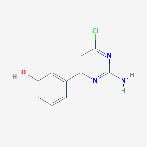 3-(2-Amino-6-chloropyrimidin-4-yl)phenol