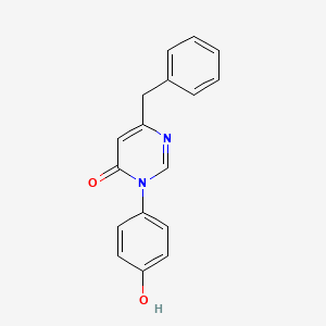 6-benzyl-3-(4-hydroxyphenyl)pyrimidin-4(3H)-one