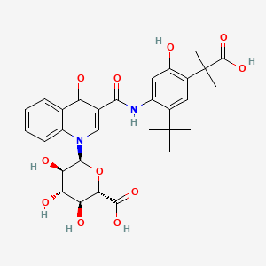 Ivacaftor Carboxylic Acid N-Glucuronide