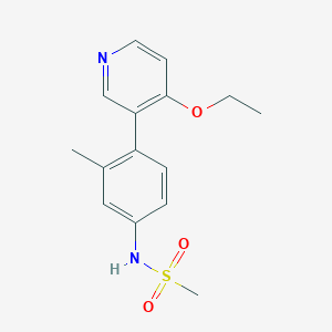 N-[4-(4-ethoxypyridin-3-yl)-3-methylphenyl]methanesulfonamide