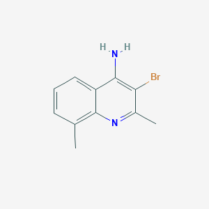 3-Bromo-2,8-dimethylquinolin-4-amine