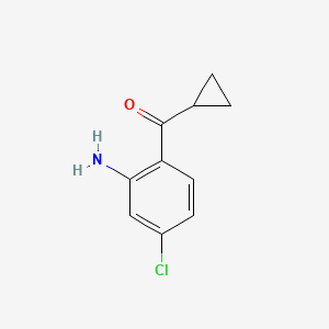 (2-Amino-4-chlorophenyl)-cyclopropylmethanone