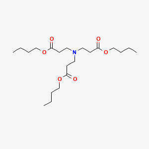 molecular formula C21H39NO6 B15353614 Tributyl 3,3',3''-Nitrilotripropionate 