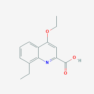 4-Ethoxy-8-ethylquinoline-2-carboxylic acid