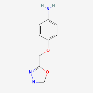 4-((1,3,4-Oxadiazol-2-yl)methoxy)aniline