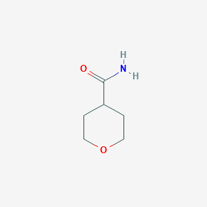 molecular formula C6H11NO2 B153538 四氢-2H-吡喃-4-甲酰胺 CAS No. 344329-76-6