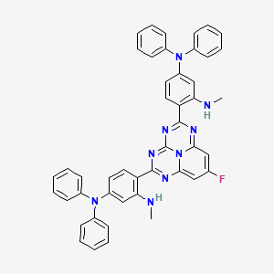 4,4'-(8-Fluoropentaazaphenalene-2,5-diyl)bis((N3-methyl)triphenylamine)