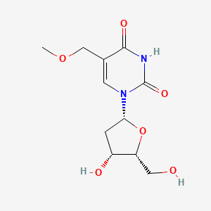 1-[(2R,4R,5R)-4-hydroxy-5-(hydroxymethyl)oxolan-2-yl]-5-(methoxymethyl)pyrimidine-2,4-dione