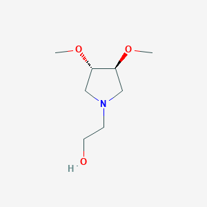 trans-2-(3,4-Dimethoxypyrrolidin-1-yl)ethan-1-ol