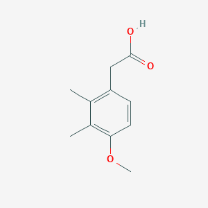 molecular formula C11H14O3 B15354024 2-(4-Methoxy-2,3-dimethylphenyl)acetic acid 