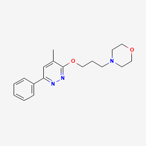 4-[3-(4-Methyl-6-phenylpyridazin-3-yl)oxypropyl]morpholine