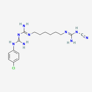 molecular formula C16H24ClN9 B15354125 Chlorhexidine Diacetate Impurity A 