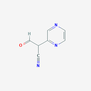 3-Oxo-2-pyrazin-2-ylpropanenitrile