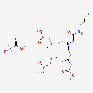 molecular formula C20H34F3N5O9S B15354204 DO3A-Thiol TFA Salt 