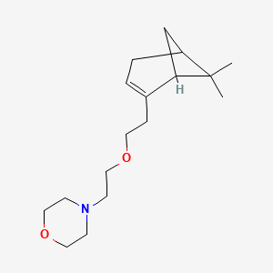 molecular formula C17H29NO2 B15354264 4-[2-[2-(6,6-Dimethyl-2-bicyclo[3.1.1]hept-2-enyl)ethoxy]ethyl]morpholine 