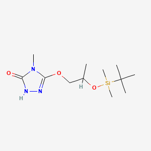 tert-Butyldimethylsilyl)oxy)propoxy)-4-methyl-2,4-dihydro-3H-1,2,4-triazol-3-one